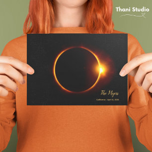 Anpassadets datum - totalt antal Eclipse Modern Vi Vykort