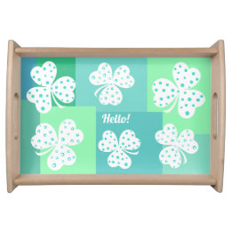 Anpassadets dekorativa Saint patrick's day-design Frukostbricka