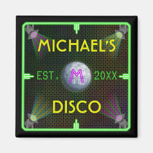 Anpassadets Disco Boll 1970 Magnet