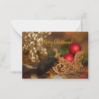 Anpassadets djurälskare-gerbil-julkort