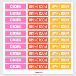 Anpassadets etiketter för Flyttor