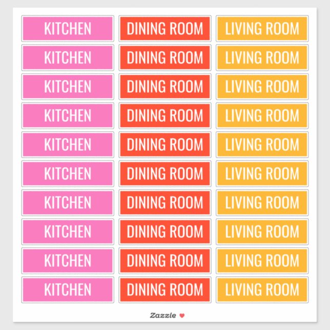 Anpassadets etiketter för Flyttor (Ark)