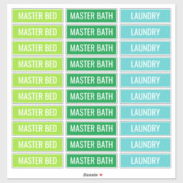 Anpassadets etiketter för Flyttor