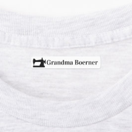 Anpassadets etiketter som du har tillverkat av