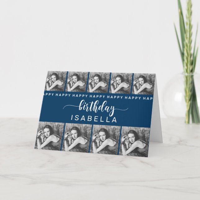 Anpassadets födelsekort tack kort (Framsida)