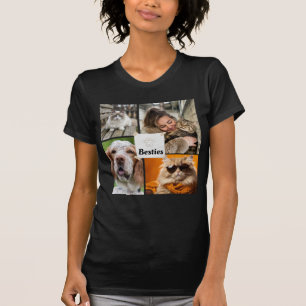 Anpassadets fotokollage för Djurälskare T Shirt
