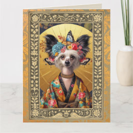 Anpassadets fotokort - kinesiska bestulna Hund Kort