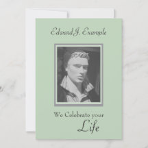 Anpassadets fotominne/begravningsminne