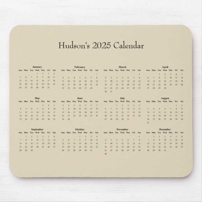 Anpassadets fullt 2025 musmatta (Framsidan)