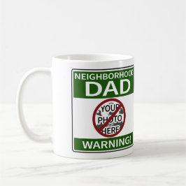 Anpassadets grannskap Pappa undertecknar Grönt X Kaffemugg