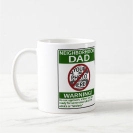 Anpassadets grannskap Pappa Varning Xd Out-Grönt Kaffemugg