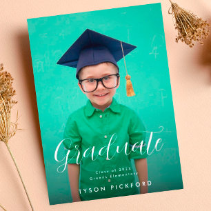 Anpassadets Gratulerara elementärfoto Student Meddelande