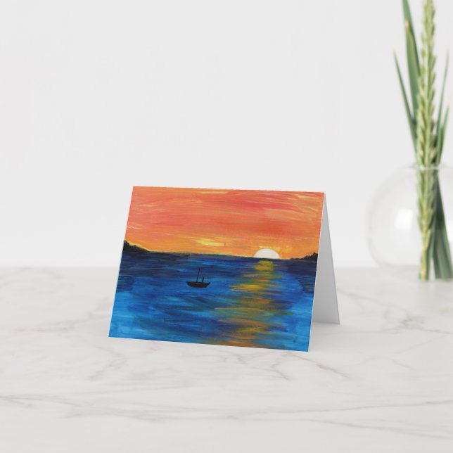 Anpassadets hälsningskort kort (Framsida)