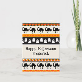 Anpassadets inbjudan till Halloween fest.