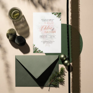 Anpassadets inbjudan till julbröllop