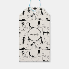 Anpassadets inbyggda katt presentetikett