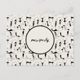 Anpassadets inbyggda katt vykort