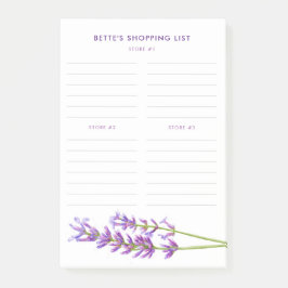 Anpassadets inköpslista för aktier i Många Post-it Block