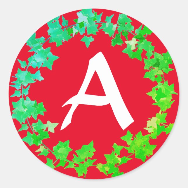 ANPASSADETS INLEDANDE WREATH RUNT KLISTERMÄRKE (Framsida)