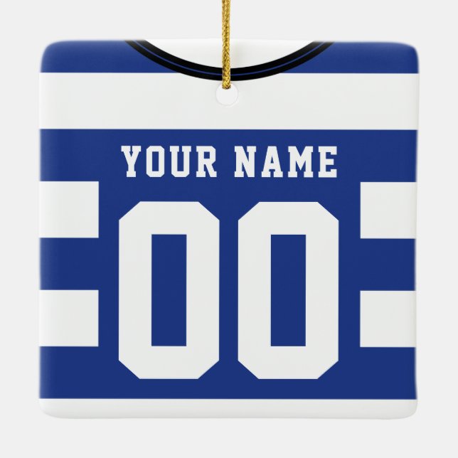 Anpassadets Jersey-mall - Ornament (Baksida)