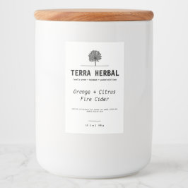 Anpassadets jordbrukares produktmärkning mat etikett