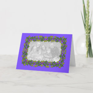 Anpassadets julfotoport - Holly Gräns Helgkort
