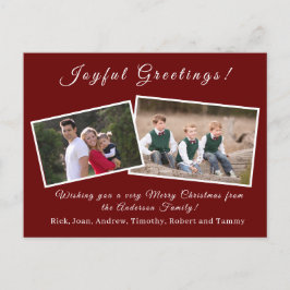 Anpassadets julkort helg vykort