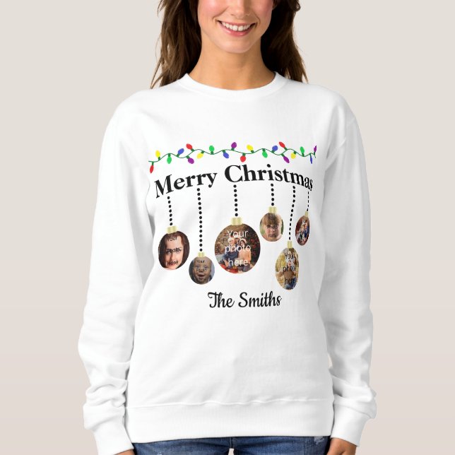 Anpassadets julprydnad t shirt (Framsida)