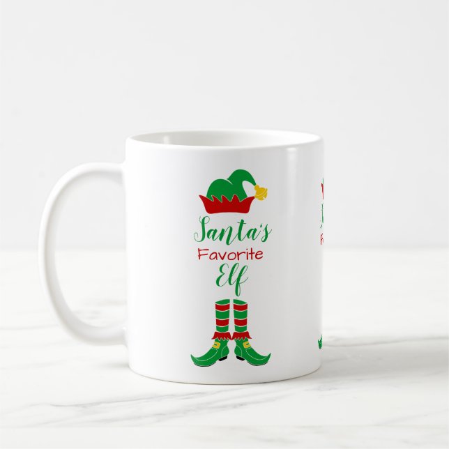 Anpassadets jultomte kaffemugg (Vänster)