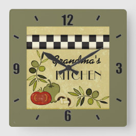 Anpassadets köldklocka fyrkantig klocka