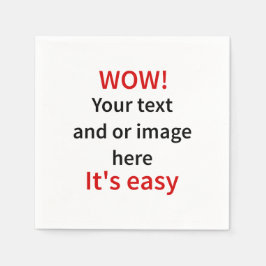 Anpassadets mall gör dig till egen pappersservett