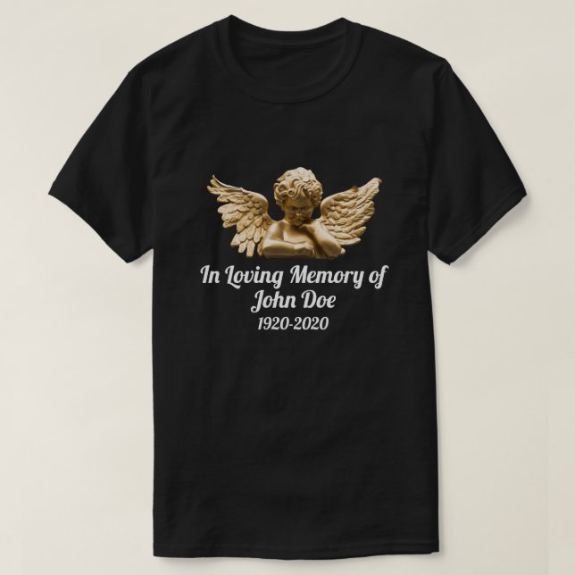 ANPASSADETS MEMORIAL I LOVMINNET AV T SHIRT (Design framsida)