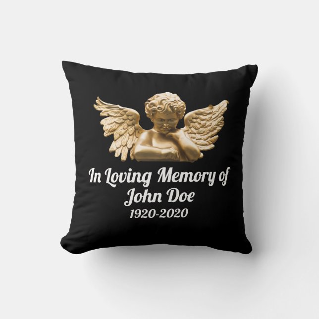 ANPASSADETS MEMORIELLA PILLOW I LOVMINNET AV KUDDE (Framsida)