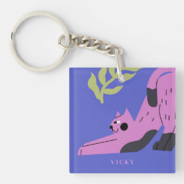 Anpassadets moderna Rosa Kattunge