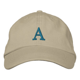 Anpassadets monogram första tak broderad keps