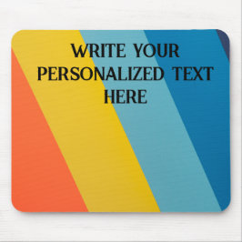 Anpassadets multifärgad-musknapp musmatta