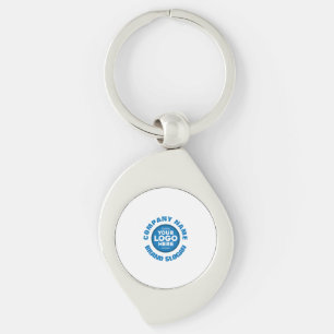 Anpassadets nyckelkedja med företag Namn & Logotyp
