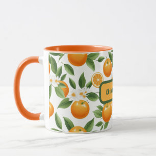 Anpassadets Orangar och Löv Mugg