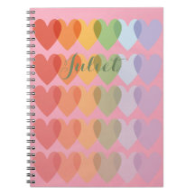 Anpassadets Personlig Cute Hearearns regnbåge