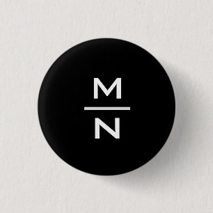Anpassadets personliga monogram knapp