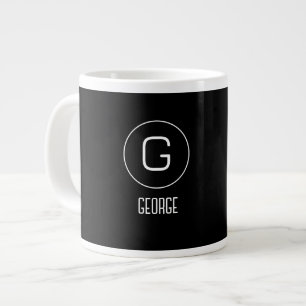 Anpassadets personliga namn logotyp jumbo mugg