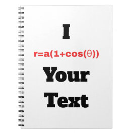 Anpassadets Polar Ekvation (I Heart) Anteckningsbok