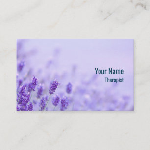 Anpassadets rådgivare, terapeut lavender visitkort