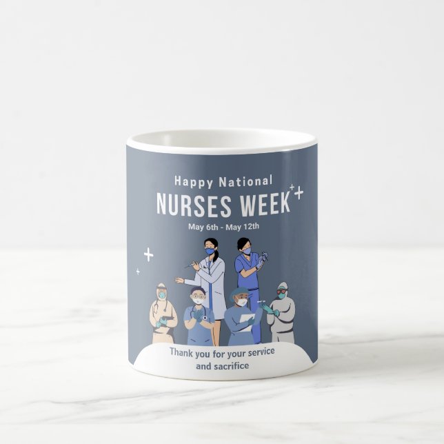 Anpassadets sjukförsäkringsvecka kaffemugg (Center)