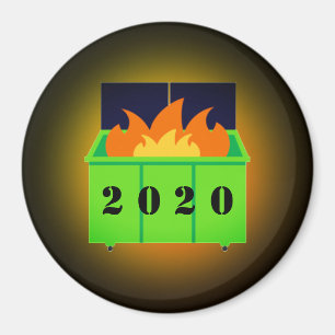 Anpassadets soptippsbrand 2020 magnet