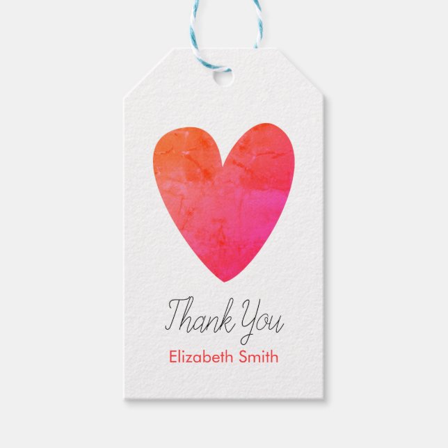 Anpassadets Tack Presentetikett (Framsidan)