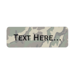 Anpassadets text, Kameraetiketter Returadress Etikett