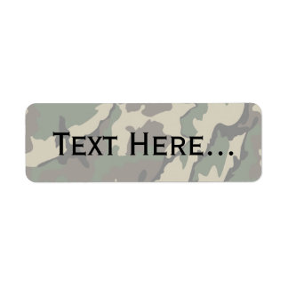Anpassadets text, Kameraetiketter Returadress Etikett