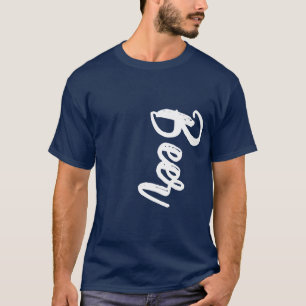 Anpassadets textgaranti. Coola Script Ord-öl T Shirt