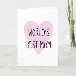 Anpassadets världens bästa Mamma Mors dag Helgkort
